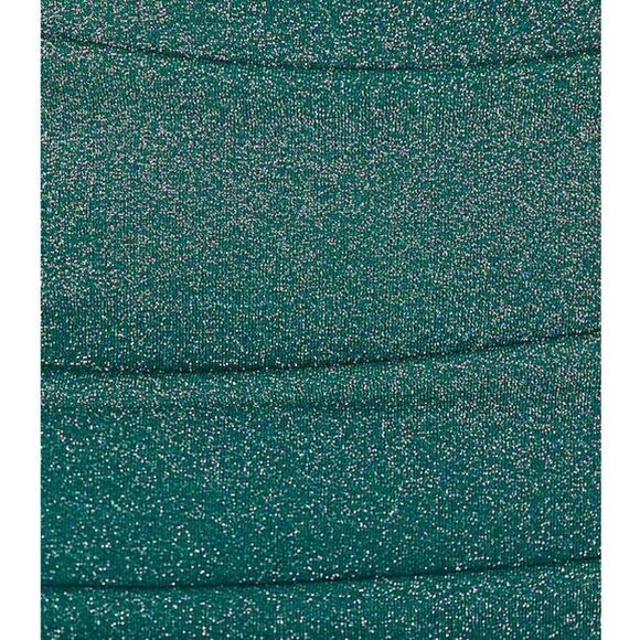 NWT Superdown Jayden Mini Dress in Blue metallic micro knit ruched Revolve M - Picture 4 of 10